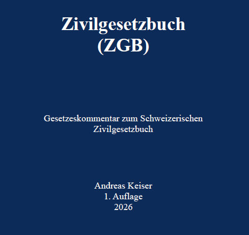 ZGB-Gesetzeskommentar "der etwas anderen Art"
